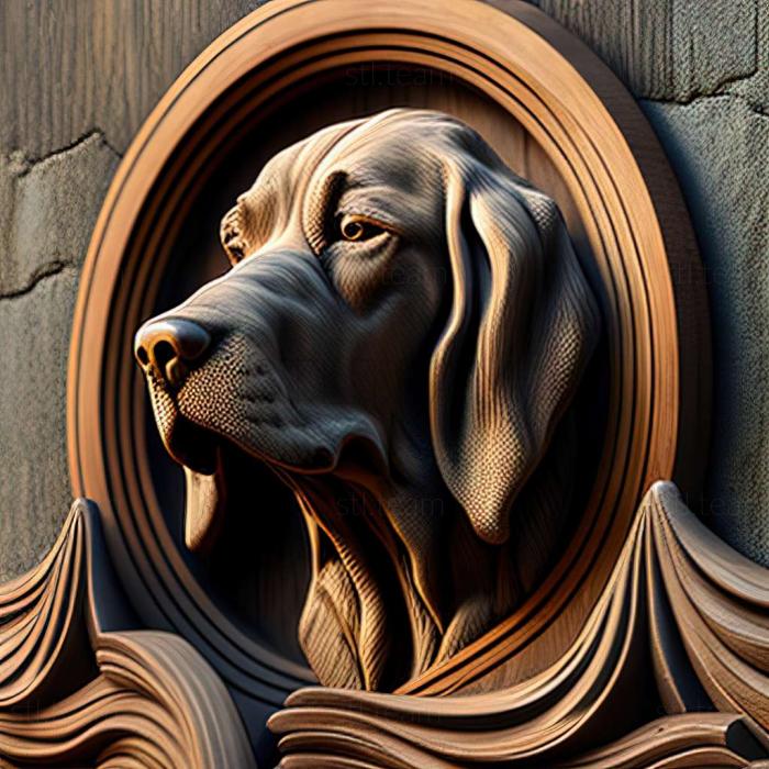 3D model The Bulgarian Hound dog (STL)